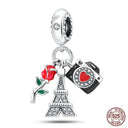 Sterling Silver Red Heart Beads for Pandora Jewelry Gifts Sterling Silver Red Heart Beads for Pandora Jewelry Gifts