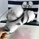 Crab Plush Fur Hair Clip Trendy Accessory For Girls Crab Plush Fur Hair Clip Trendy Accessory For Girls