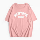 Oversized Bold Letter Graphic Women's Tee Trendy Summer Shirt Oversized Bold Letter Graphic Women's Tee Trendy Summer Shirt