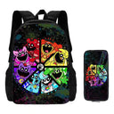 2 Pcs Set Smiling Anime Critters Backpack With Pencil Bags 2 Pcs Set Smiling Anime Critters Backpack With Pencil Bags