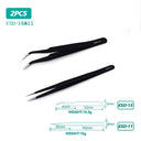 Stainless Steel Precision Tweezers for Nail Art and Electronics Stainless Steel Precision Tweezers for Nail Art and Electronics