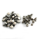 Metal Rivets Studs Round Rivet for Leather Craft Bags 100pc Metal Rivets Studs Round Rivet for Leather Craft Bags 100pc