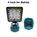 Makita Milwaukee 18V Li Ion Battery LED Work Light Makita Milwaukee 18V Li Ion Battery LED Work Light