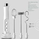 3 In 1 Electric Milk Frother Rechargeable Handheld Mixer 3 In 1 Electric Milk Frother Rechargeable Handheld Mixer