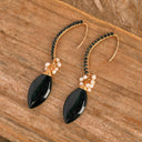 Oval Gemstone Earrings Natural Red Agate Amethyst Handmade Jewelry For Women Oval Gemstone Earrings Natural Red Agate Amethyst Handmade Jewelry For Women