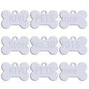 Wholesale 100Pcs Aluminium Bone Dog Tag Custom ID Tags Wholesale 100Pcs Aluminium Bone Dog Tag Custom ID Tags