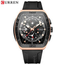 Mens Colorful Multi Functional Tonneau Quartz Watch Mens Colorful Multi Functional Tonneau Quartz Watch