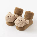 Charming Bear Themed Cotton Baby Socks Non Slip Wear Charming Bear Themed Cotton Baby Socks Non Slip Wear