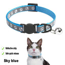 Colorful Cartoon Pet Collar with Bell Adjustable Safety Necklace Colorful Cartoon Pet Collar with Bell Adjustable Safety Necklace
