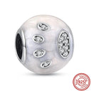 Crown Flowers Heart Silver Bead Charm Pandora Accessory Crown Flowers Heart Silver Bead Charm Pandora Accessory