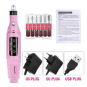 Nail Drill: Portable Professional Electric Nail Drill Machine Set Nail Drill: Portable Professional Electric Nail Drill Machine Set