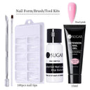 Glowing White Gel Nail Extension Kit for Beautiful Nails Glowing White Gel Nail Extension Kit for Beautiful Nails