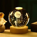 Luminous Crystal Ball LED Night Light Saturn Table Lamp USB Luminous Crystal Ball LED Night Light Saturn Table Lamp USB