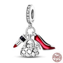 Charming Sterling Silver Red Heart Beads for Pandora Gifts Charming Sterling Silver Red Heart Beads for Pandora Gifts