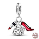 Sterling Silver Red Heart Beads for Pandora Jewelry Gifts Sterling Silver Red Heart Beads for Pandora Jewelry Gifts