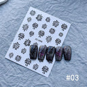 3D Sakura Blossom Nail Art Stickers for Elegant Designs 3D Sakura Blossom Nail Art Stickers for Elegant Designs