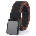 VATLTY Metal Free Men's Elastic Belt Quick Release Nylon Buckle VATLTY Metal Free Men's Elastic Belt Quick Release Nylon Buckle