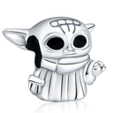 New 925 Sterling Silver Wolf Head Dumbo Pendant Beads New 925 Sterling Silver Wolf Head Dumbo Pendant Beads