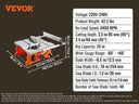 VEVOR Table Saw 10 Inch 8 Amp 25 Inch Rip Capacity Tool VEVOR Table Saw 10 Inch 8 Amp 25 Inch Rip Capacity Tool