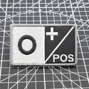 Tactical Blood Type Patch Custom Military Embroidery Gear Tactical Blood Type Patch Custom Military Embroidery Gear