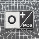 Tactical Blood Type Patch Custom Military Embroidered Gear Tactical Blood Type Patch Custom Military Embroidered Gear