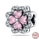 Sparkling Zircon Heart Charm Pendant Sterling Silver Jewelry Sparkling Zircon Heart Charm Pendant Sterling Silver Jewelry