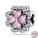 Sparkling Zircon Heart Charm Pendant Sterling Silver Jewelry Sparkling Zircon Heart Charm Pendant Sterling Silver Jewelry