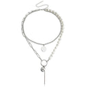 European And American Jewelry Cross Heart Pendant Necklace European And American Jewelry Cross Heart Pendant Necklace