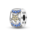 Daisy Sterling Silver Clip Charms with Authentic CZ Detailing Daisy Sterling Silver Clip Charms with Authentic CZ Detailing