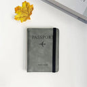 Vintage RFID Passport Holder Stylish PU Leather Travel Wallet Vintage RFID Passport Holder Stylish PU Leather Travel Wallet