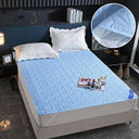 Waterproof King Size Bedspread Quilted Mattress Protector Pad Waterproof King Size Bedspread Quilted Mattress Protector Pad