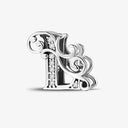 925 Sterling Silver Zircon Vine 26 Letters Pendants Bead 925 Sterling Silver Zircon Vine 26 Letters Pendants Bead