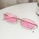 Unisex Vintage Rectangle Sunglasses for Men and Women Unisex Vintage Rectangle Sunglasses for Men and Women