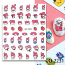 Adorable Cartoon Hello Kitty Nail Sticker Set for Nail Art Adorable Cartoon Hello Kitty Nail Sticker Set for Nail Art