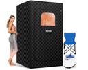 Portable Steam Sauna: Sauna Box Tent 2.6L 9 Levels 2.6' x 5.9' Portable Steam Sauna: Sauna Box Tent 2.6L 9 Levels 2.6' x 5.9'