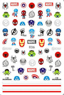 Disney Character Nail Decals Whimsical Wonderland Magic Set Disney Character Nail Decals Whimsical Wonderland Magic Set