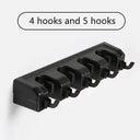 Wall Mounted Broom Hanger Shelf Multi Functional Holder Wall Mounted Broom Hanger Shelf Multi Functional Holder