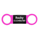 Slide-On Custom Pet Tag Personalized ID Silent Engraved Slide-On Custom Pet Tag Personalized ID Silent Engraved