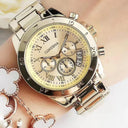Luxury Women's Steel Bracelet Watch Trendy Quartz Timepiece Luxury Women's Steel Bracelet Watch Trendy Quartz Timepiece