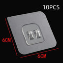 Effortless Space Organization: Transparent Hooks for Home Effortless Space Organization: Transparent Hooks for Home