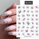 3D Sakura Blossom Nail Art Stickers for Elegant Designs 3D Sakura Blossom Nail Art Stickers for Elegant Designs