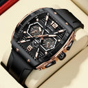 LIGE Luxury Quartz Watch Multifunctional Timepiece For Men LIGE Luxury Quartz Watch Multifunctional Timepiece For Men