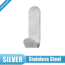 Stainless Steel Adhesive Hooks for Versatile Organization Stainless Steel Adhesive Hooks for Versatile Organization