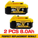 DCB200 20V High Capacity Lithium Battery for Power Tools DCB200 20V High Capacity Lithium Battery for Power Tools