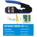 RJ45 Network Cable Crimper Kit Wire Stripping Pliers RJ45 Network Cable Crimper Kit Wire Stripping Pliers