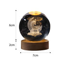 Cosmic 3D Crystal Ball: LED Night Light for Kids Decor Cosmic 3D Crystal Ball: LED Night Light for Kids Decor