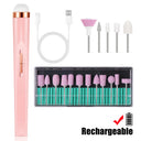 5 In 1 Electric Nail Polish: Drill Machine With Light Portable 5 In 1 Electric Nail Polish: Drill Machine With Light Portable