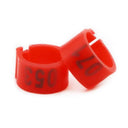 Birds Feet Ring Plastic Clip Rings for Avian Comfort 100pcs Birds Feet Ring Plastic Clip Rings for Avian Comfort 100pcs