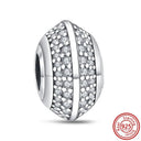 Crown Flowers Heart Silver Bead Charm Elegant Pandora Accessory Crown Flowers Heart Silver Bead Charm Elegant Pandora Accessory