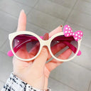 Trendy Color Block Bow Sunglasses for Kids UV Protection Trendy Color Block Bow Sunglasses for Kids UV Protection